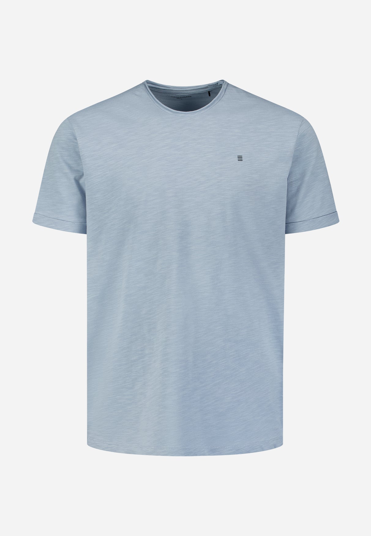 Timeless Basics Round Neck T-Shirt | Dusty Blue