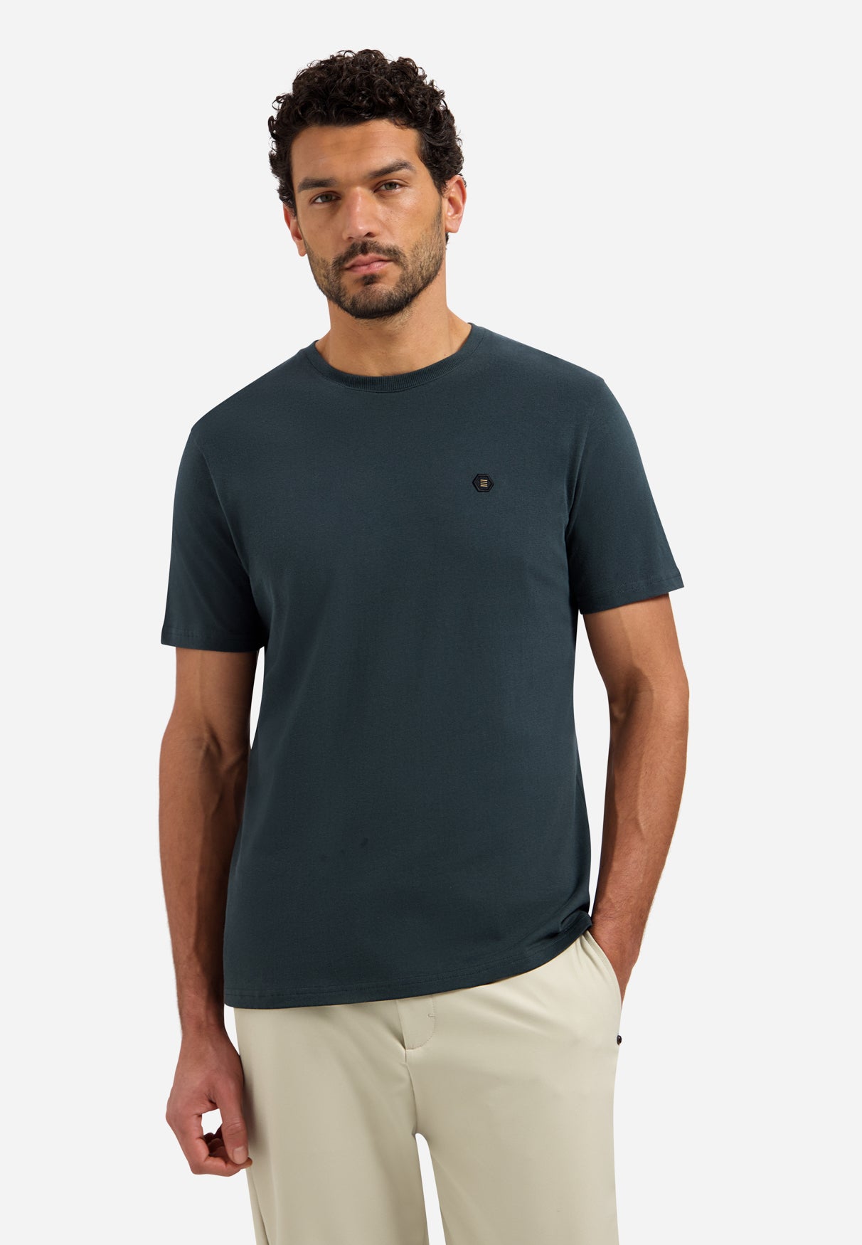 T-shirt doux Timeless Basics | Dark Steel