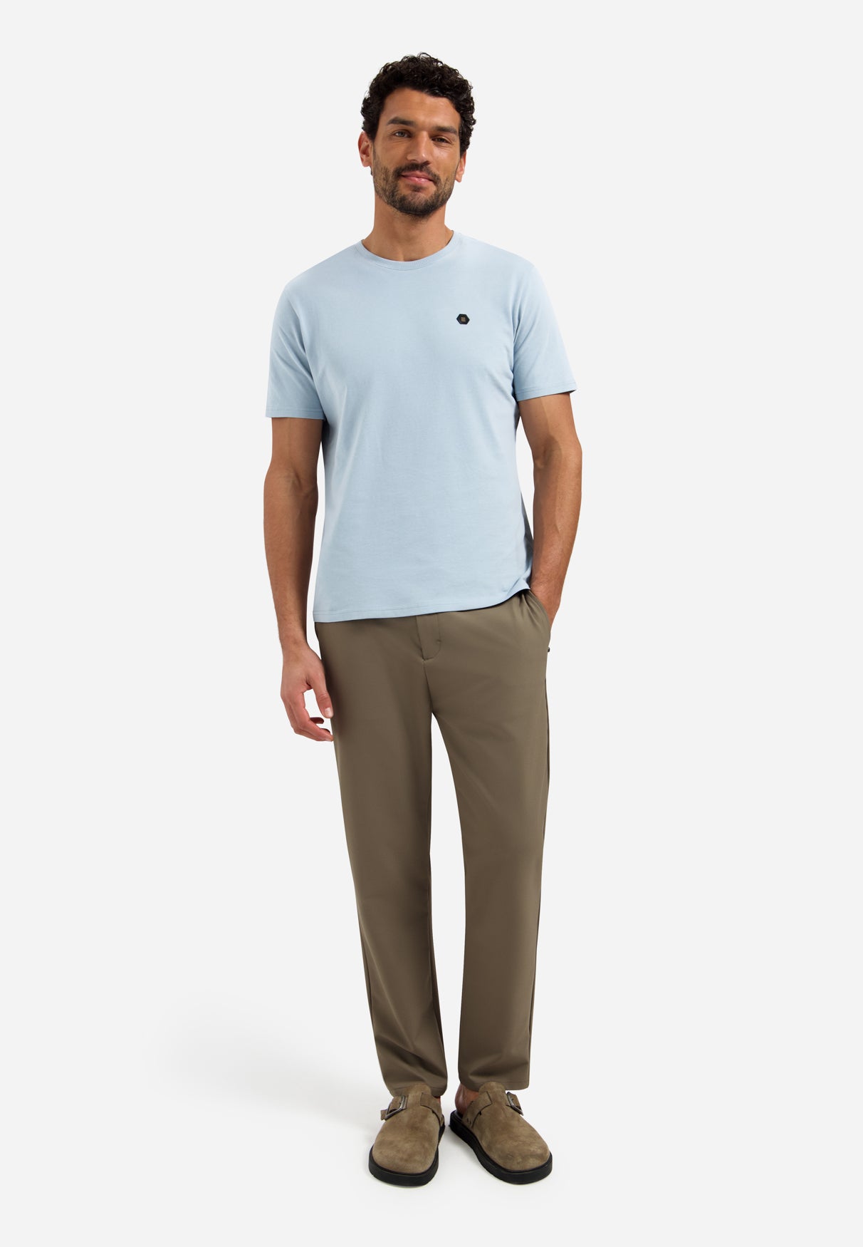 Timeless Basics Soft T-shirt | Dusty Blue