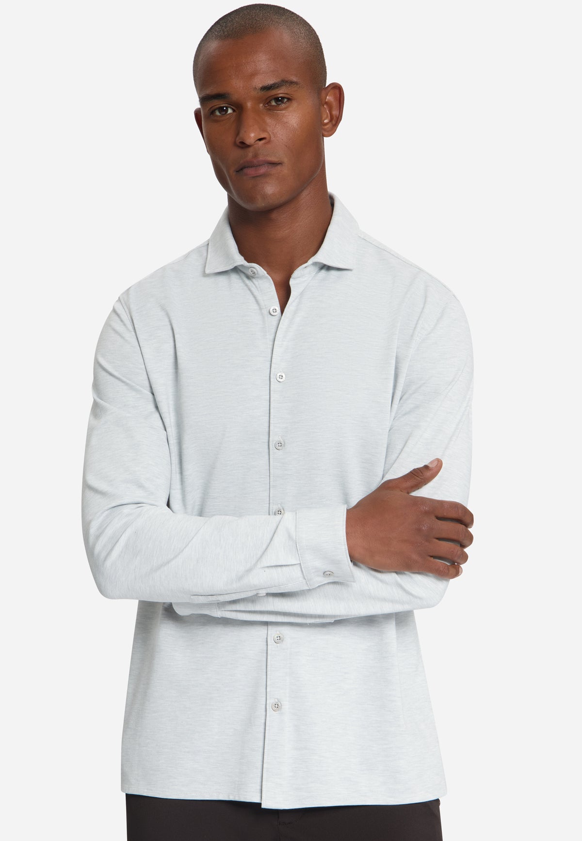 Chemise en jersey Timeless Basics | Chalk