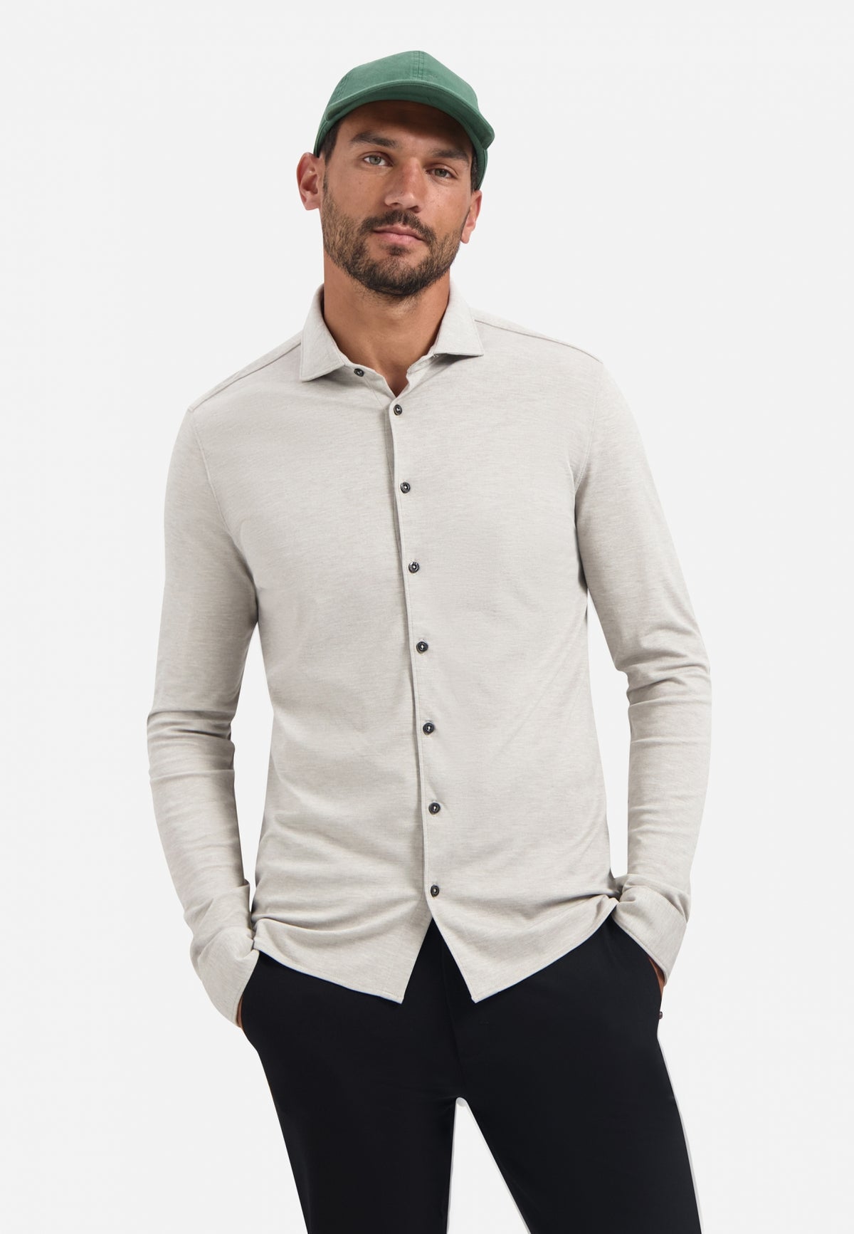 Chemise en jersey Timeless Basics | Clay