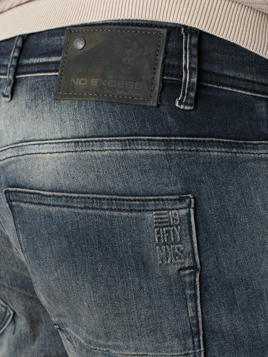 711 Slim Fit | Stretch | Grey Denim | Length 34