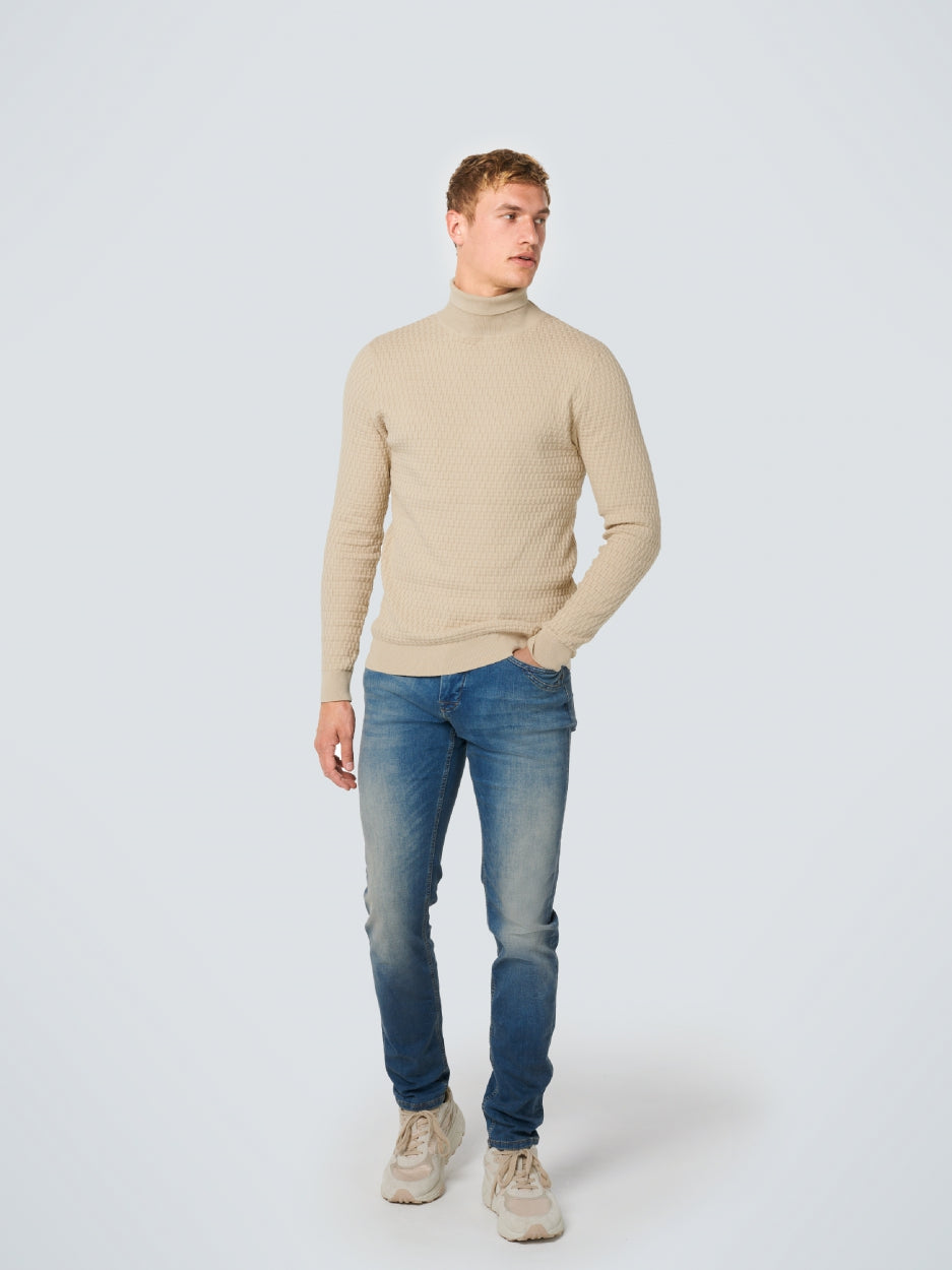 Denim, comfort slim 712, stone used denim stretch | Length 36